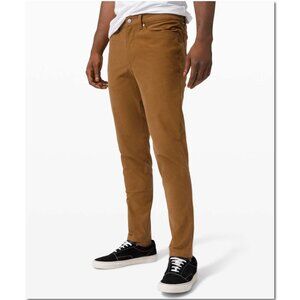 Lululemon ABC Pant Slim *Utilitech 34" Burnt Caramel